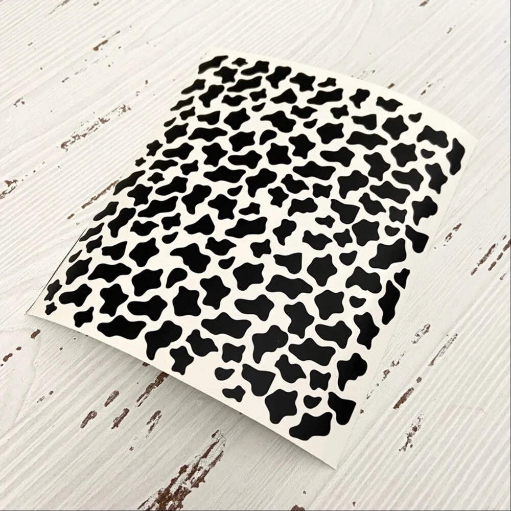 Cow Print Sticker sheet | Vinyl Decal | Die Cut Vinyl Decal gallery