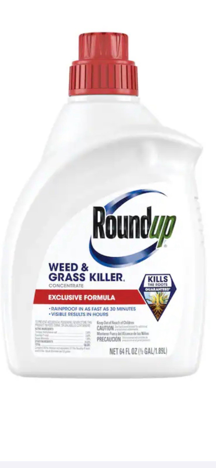 Roundup Weed & Grass Killer Concentrate 64 oz. NEW COMBINED SHIPPING gallery