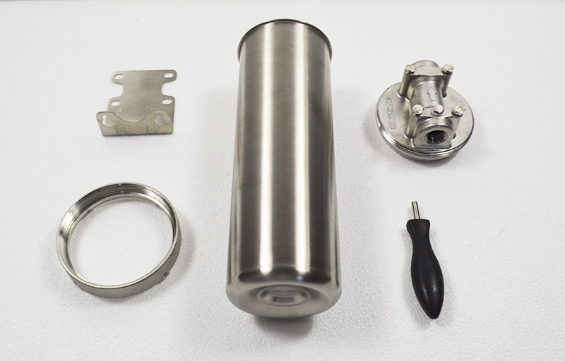 TECHTONGDA 304 Stainless Steel Filter Housing for 10"L Cartridges 1/2" NPT gallery