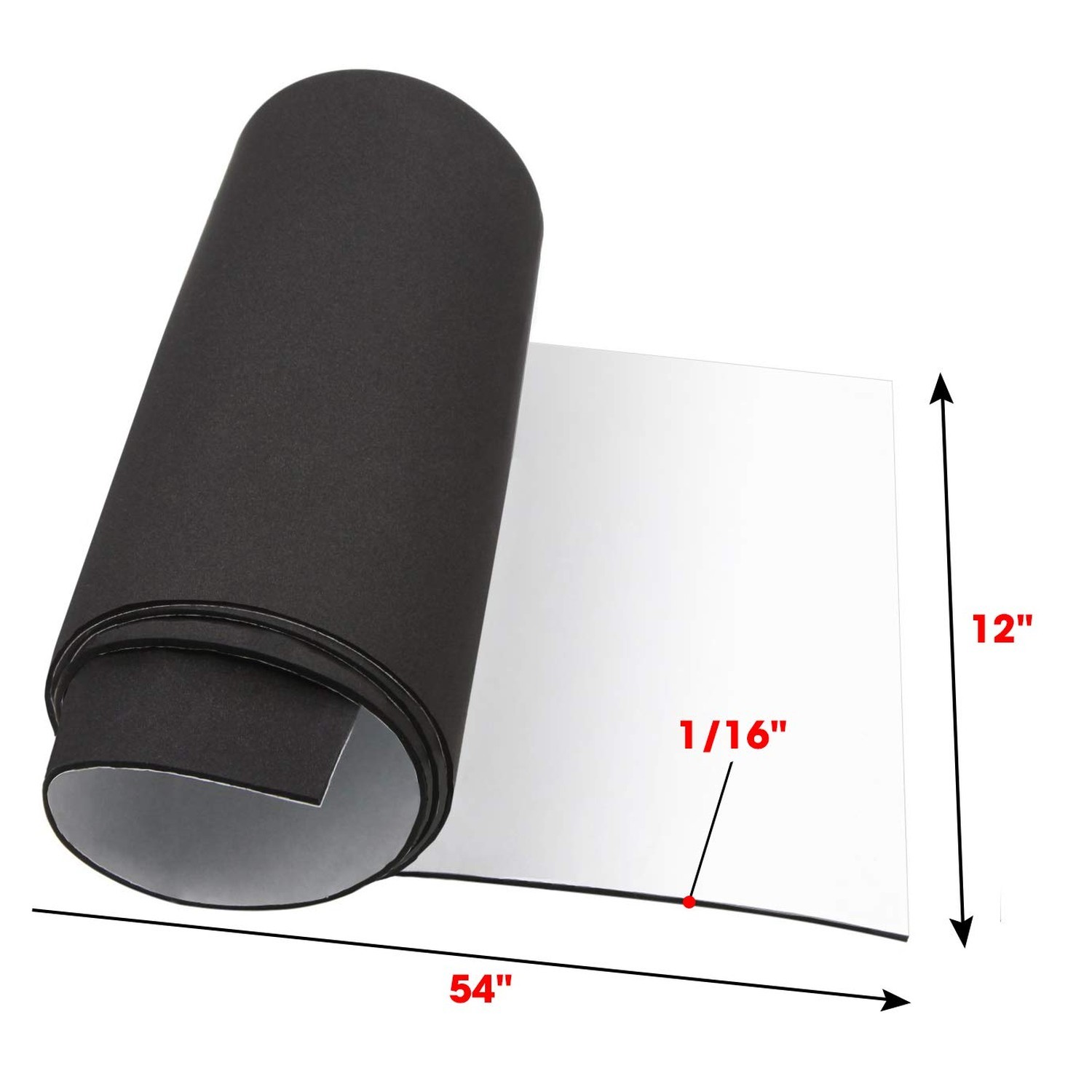 Dualplex Neoprene Sponge Foam Rubber Roll Adhesive, 12x54 Inches X 1/16" Thic... gallery