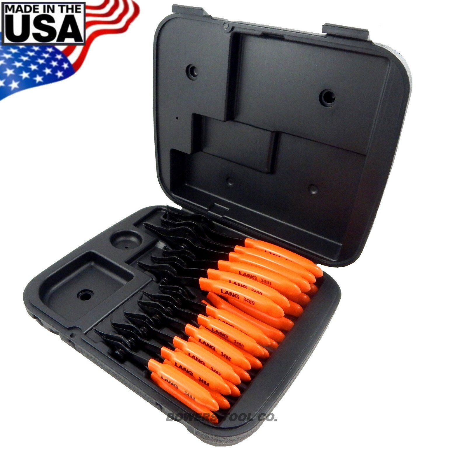 Lang 12pc Convertible Retaining Snap Ring Plier Set Internal External Circlip gallery
