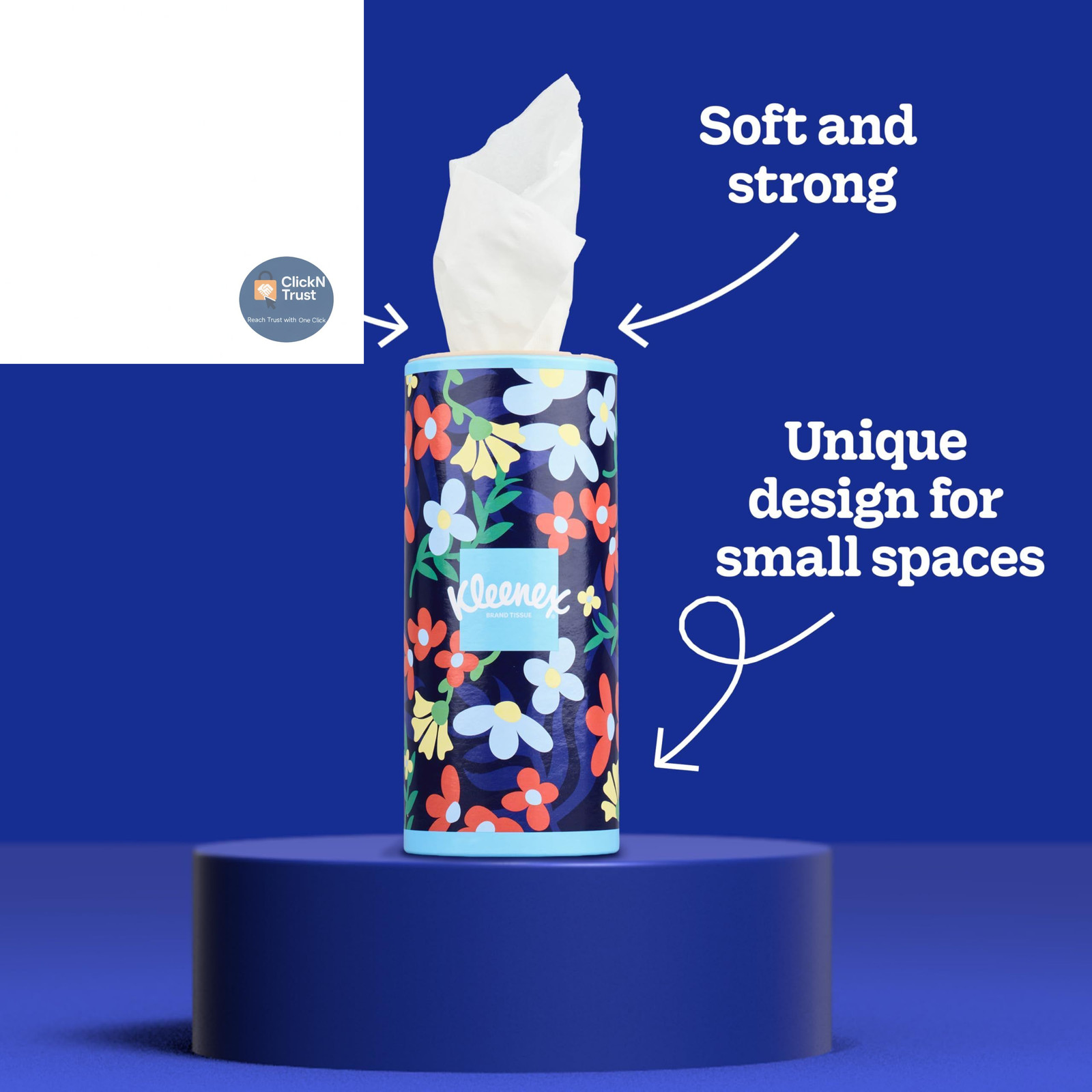 Kleenex Perfect Fit Facial Tissues, 4 Cannisters, 50 4 Count (Pack of 1), 0 gallery