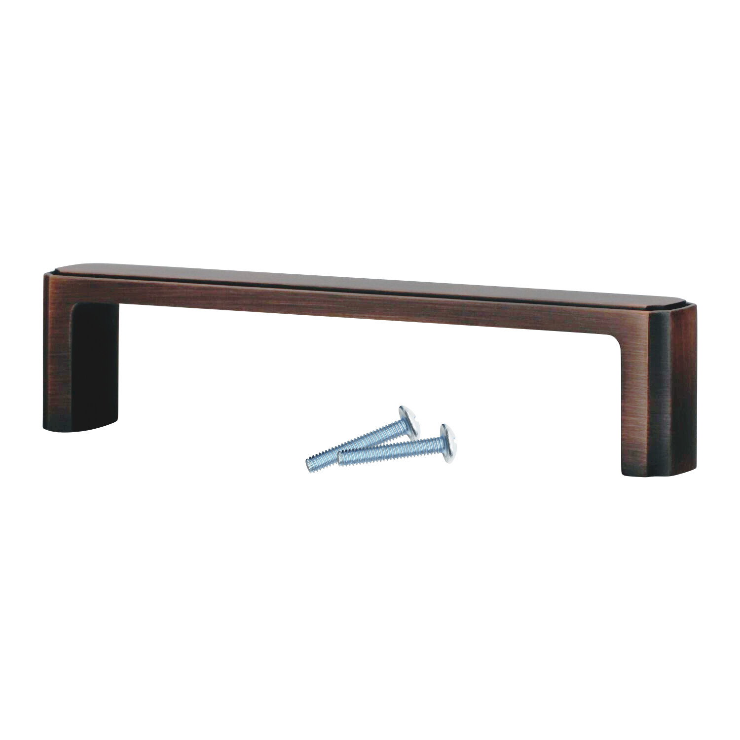 Transitional 5-1/32" Brushed Oil-Rubbed Bronze Cabinet Handle Pull P077128BORB gallery