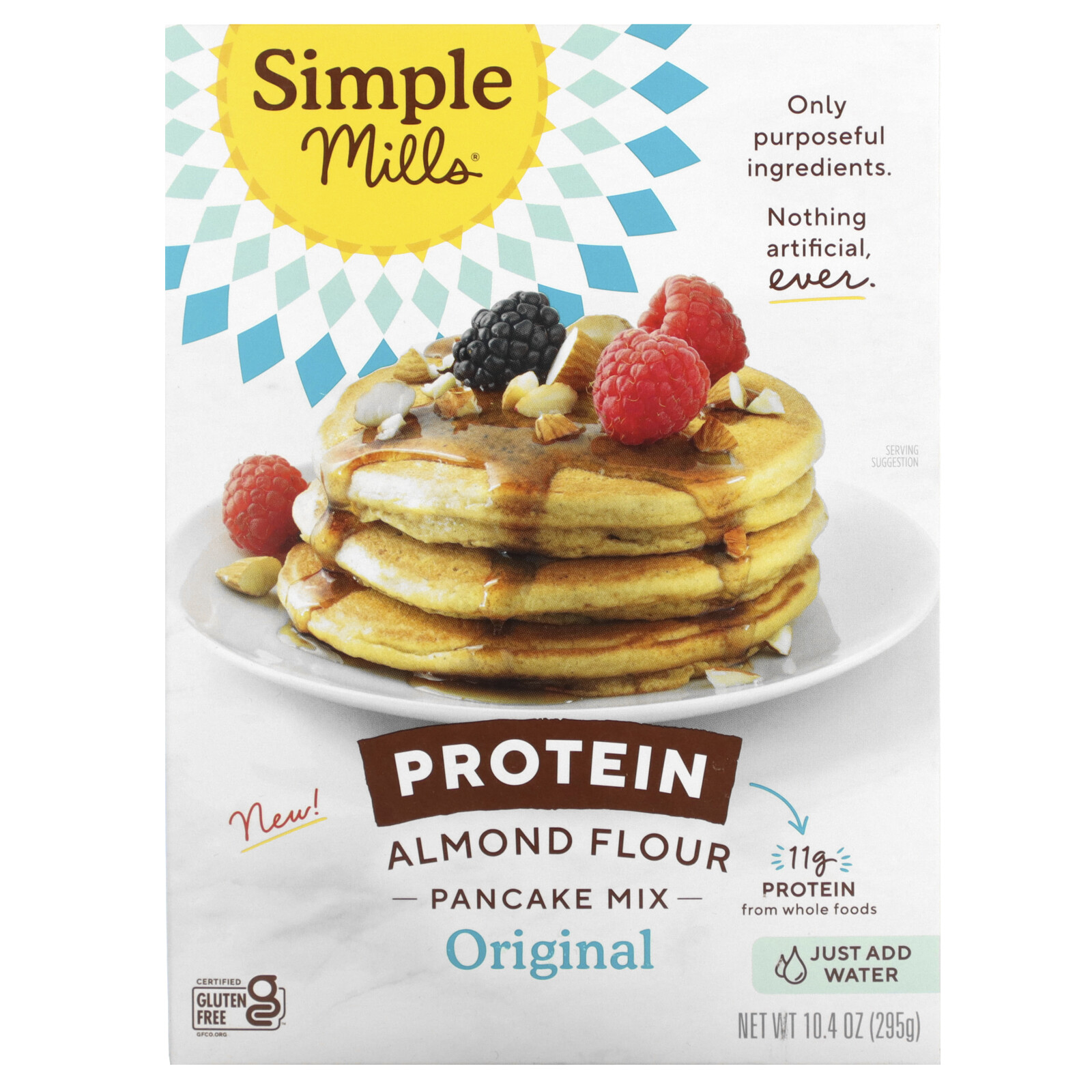 Protein Almond Flour Pancake Mix, Original, 10.4 oz (295 g) gallery