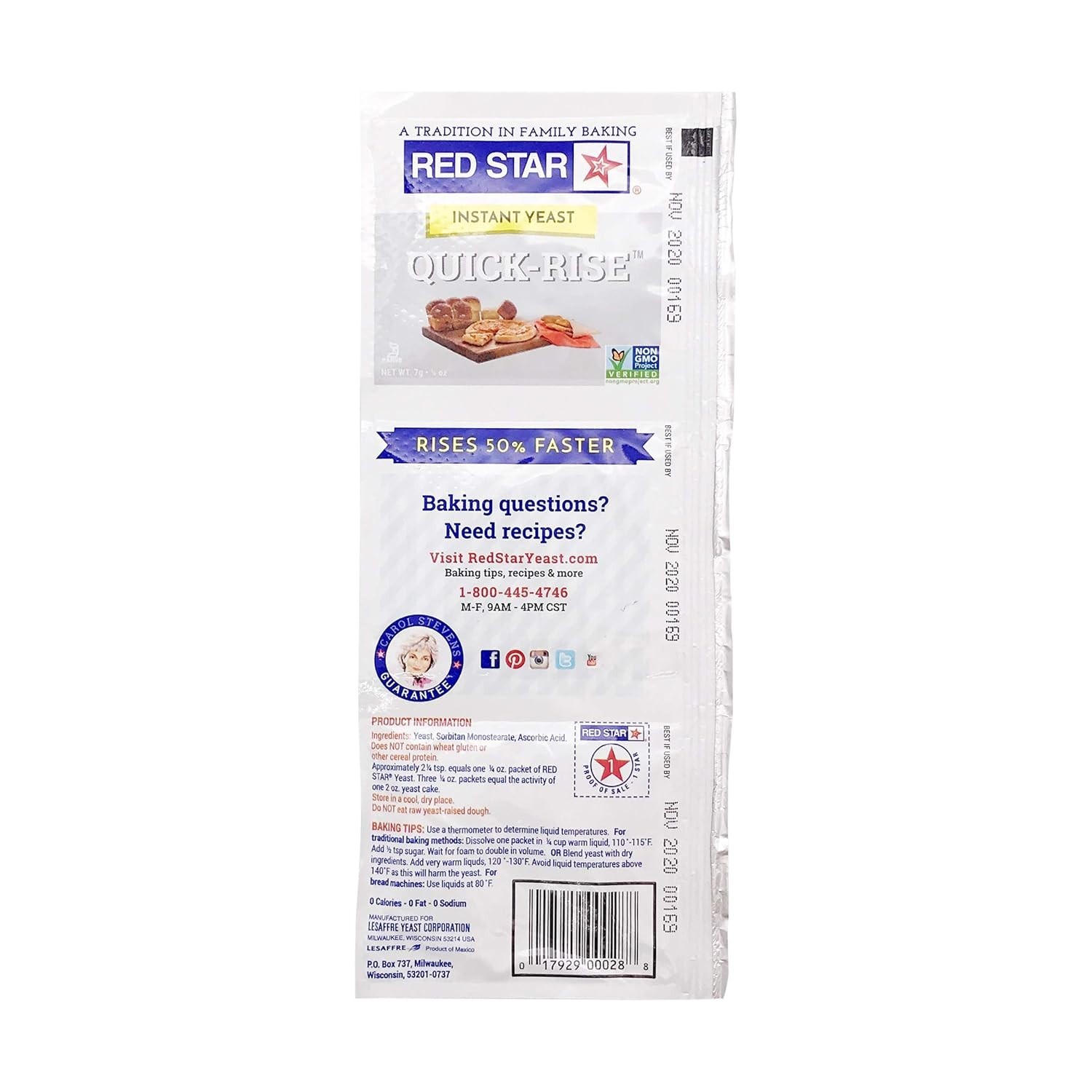 3 ct Instant Dry Yeast - Perfect for Gluten-Free Baking & Bread Machines gallery