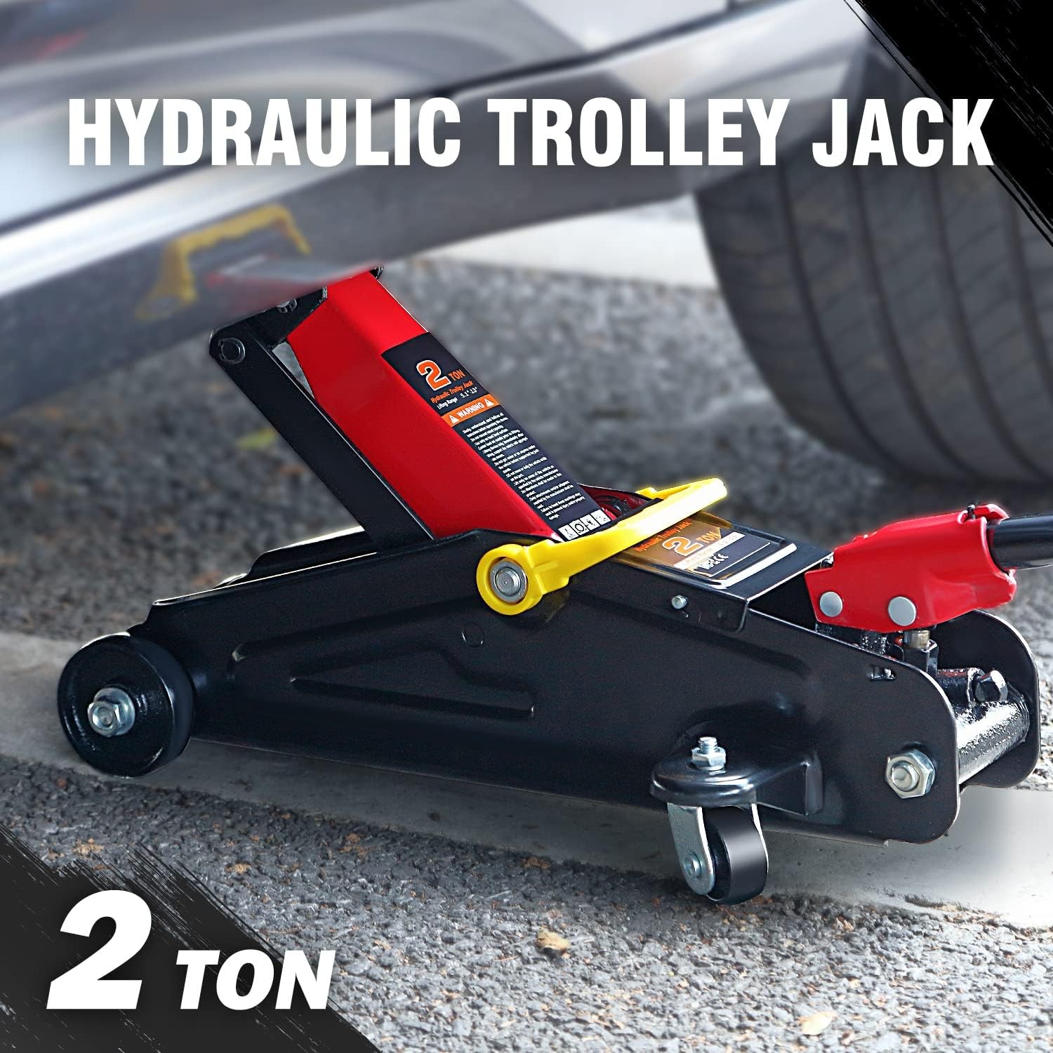 TOOLS-00234 Low Profile Hydraulic Trolley Service/Floor Jack 2 Ton 4000 lbs gallery