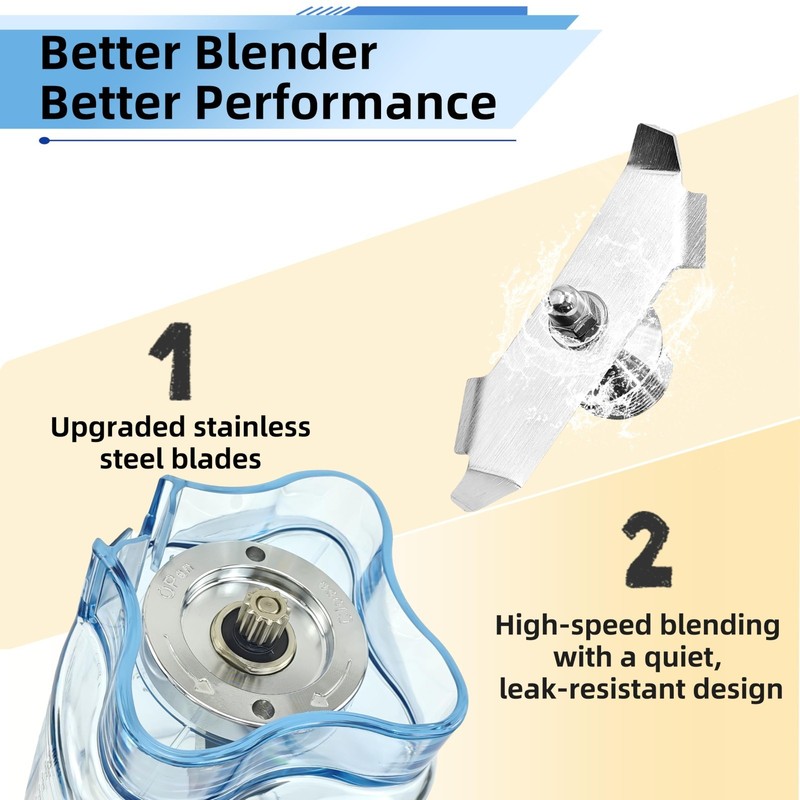 Blender Pitcher 48oz, Replacement for Vitamix Advance Quiet One VM0145 VM0100A 1 gallery