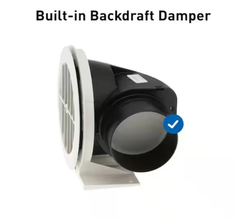 Panasonic EZ Soffit Vent Termination System for Ventilation Exhaust Fans gallery