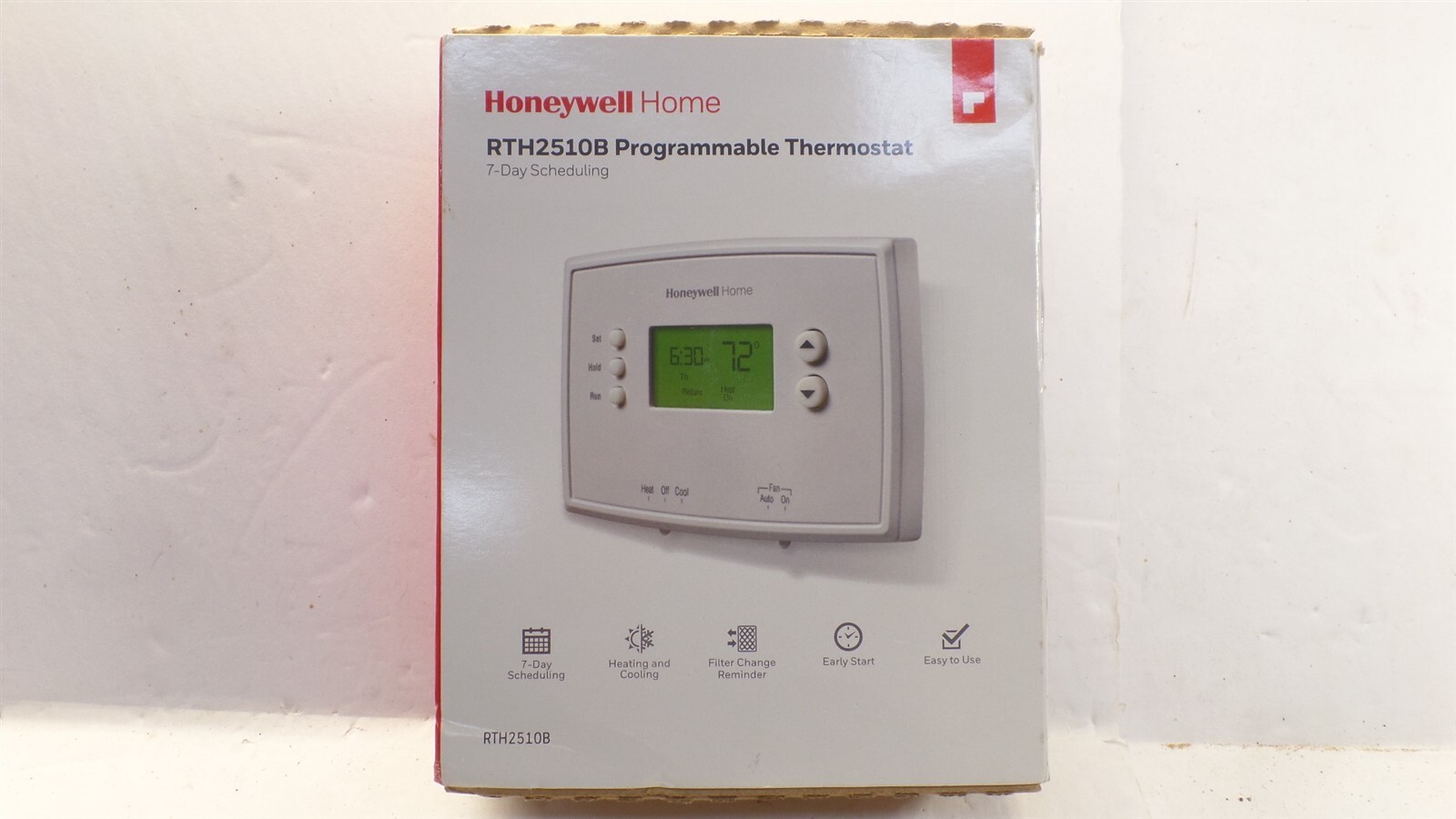 HONEYWELL RTH2510B 7-DAY PROGRAMMABLE THERMOSTAT WITH DIGITAL BACKLIT DISPLAY gallery
