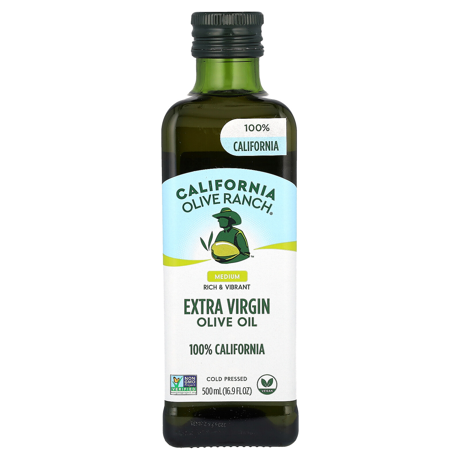 100% California, Extra Virgin Olive Oil, Rich & Vibrant, 16.9 fl oz (500 ml) gallery