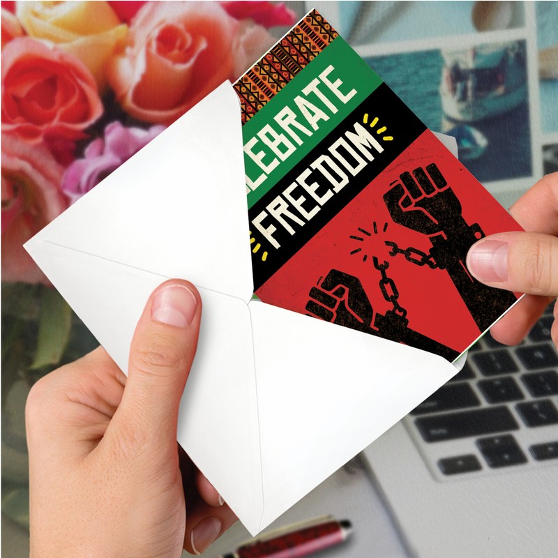 1 Juneteenth Card with Envelope - Celebrate Freedom Juneteenth C9199JTG gallery