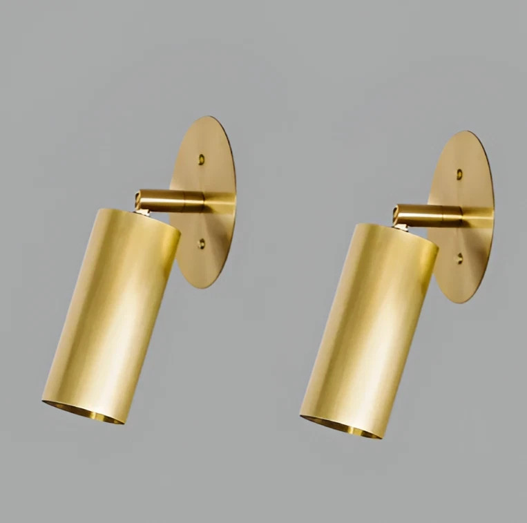 Mid Century Modern Brass Wall Sconce -Modern Italian Style WALL Light Fixture gallery