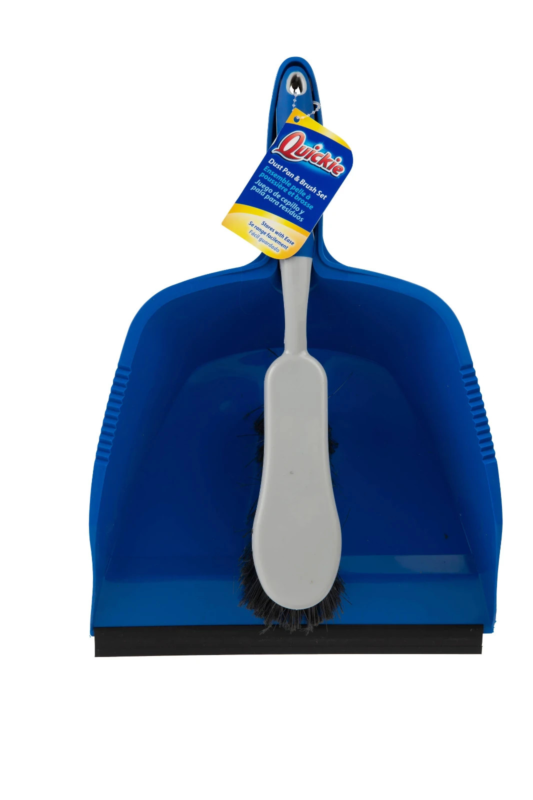 Quickie Plastic Handheld dustpan with brush gallery