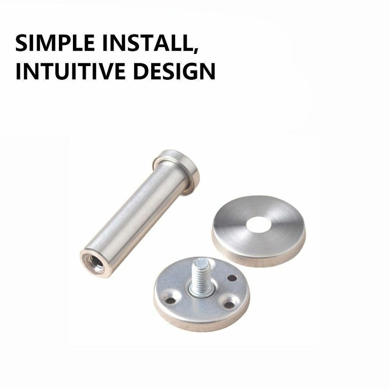 1/4pcs Brushed Stainless Steel Wall Hooks Wall Mount Coat Towel Hanger Bathroom gallery