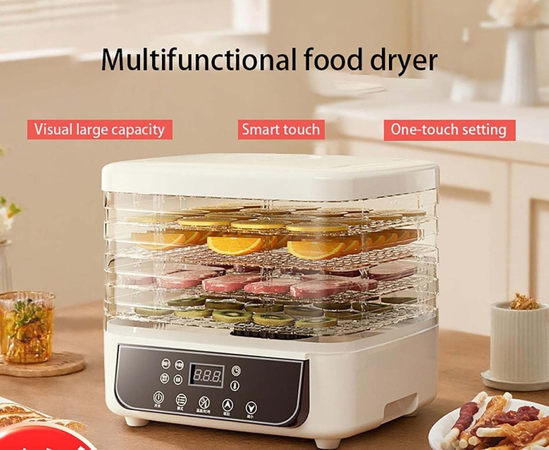 5 Trays Food Dehydrator Machine Stackable Fruit Dryer Adjustable Temperature gallery