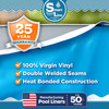 SmartLine 15' x 30' x 48" Oval Unibead 20 Gauge Pool Liner - (Choose Pattern) gallery