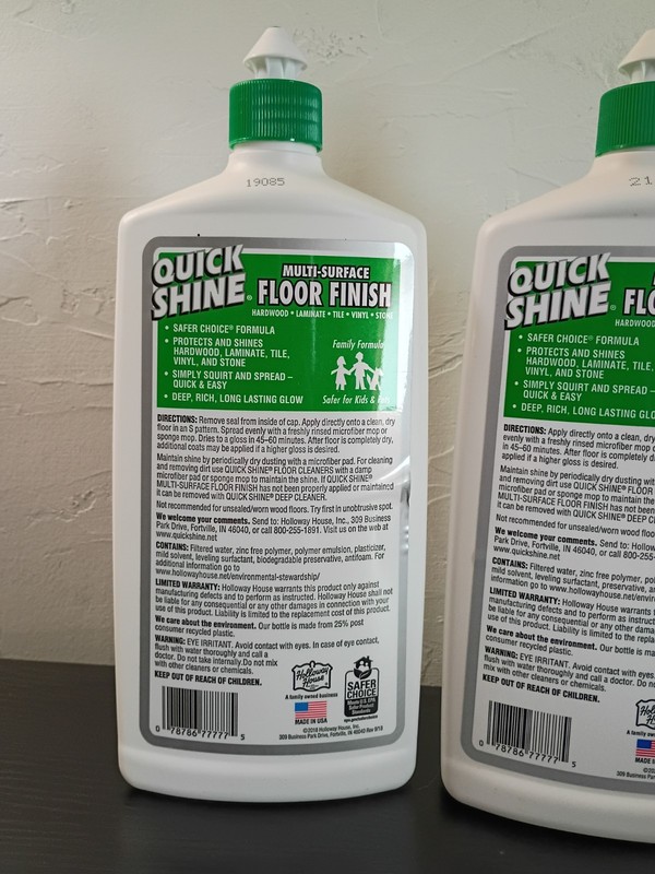 Holloway House Quick Shine Multi-Surface Floor Finish 27FL Oz. Lot of 2 New gallery