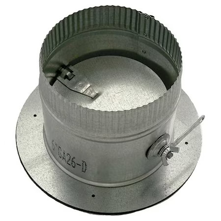 Greenseam Gr6pocr10ga26d Duct Collar W/Damper, 12 In W, 6 In gallery