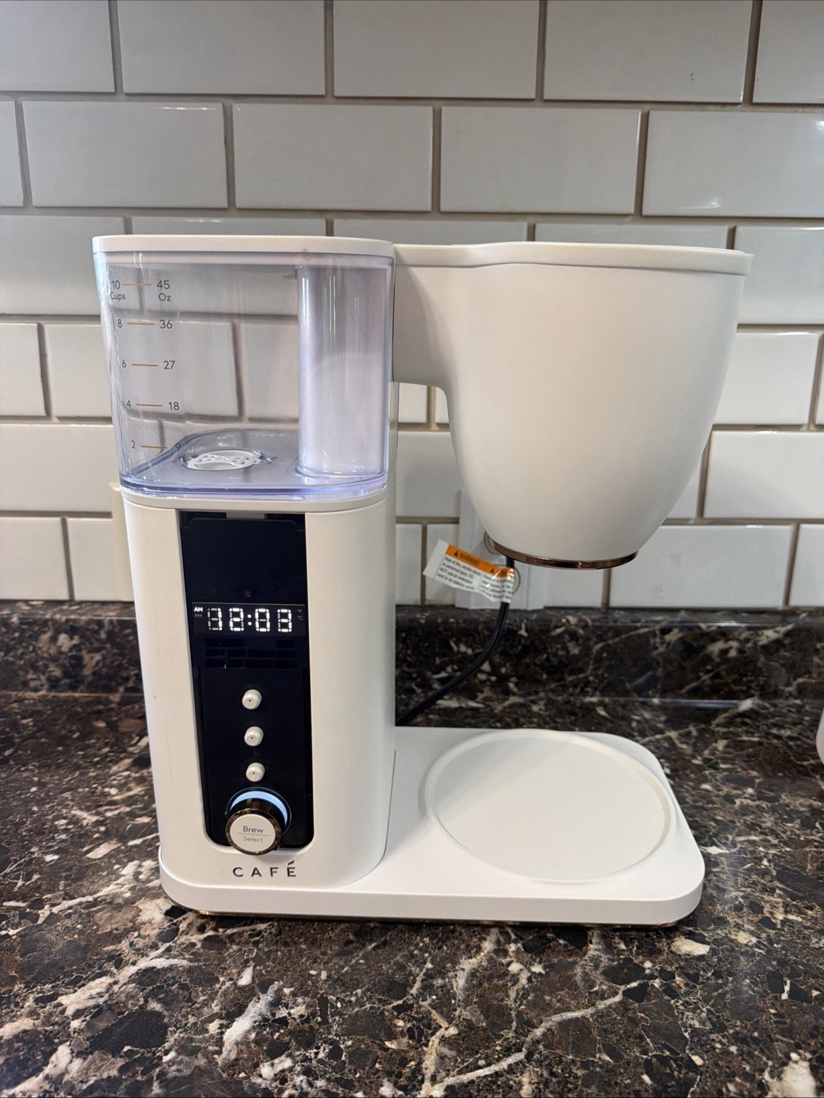 GE Cafe Specialty Drip Coffee Maker Makes 10 Cups with Wi-Fi Matte White TESTED gallery