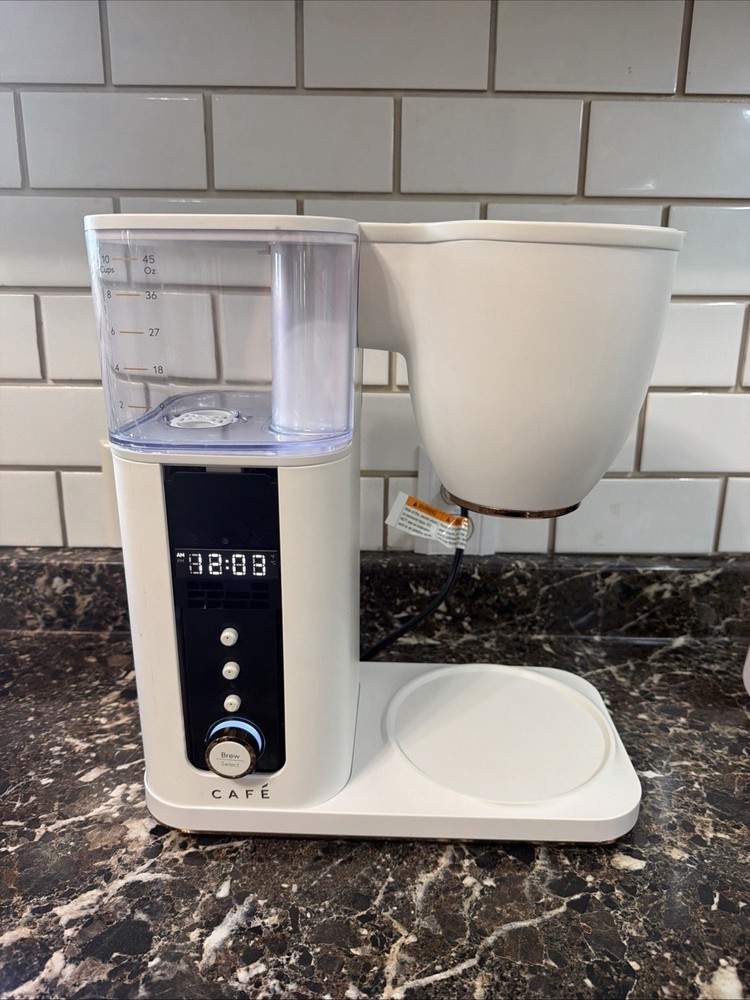 GE Cafe Specialty Drip Coffee Maker Makes 10 Cups with Wi-Fi Matte White TESTED