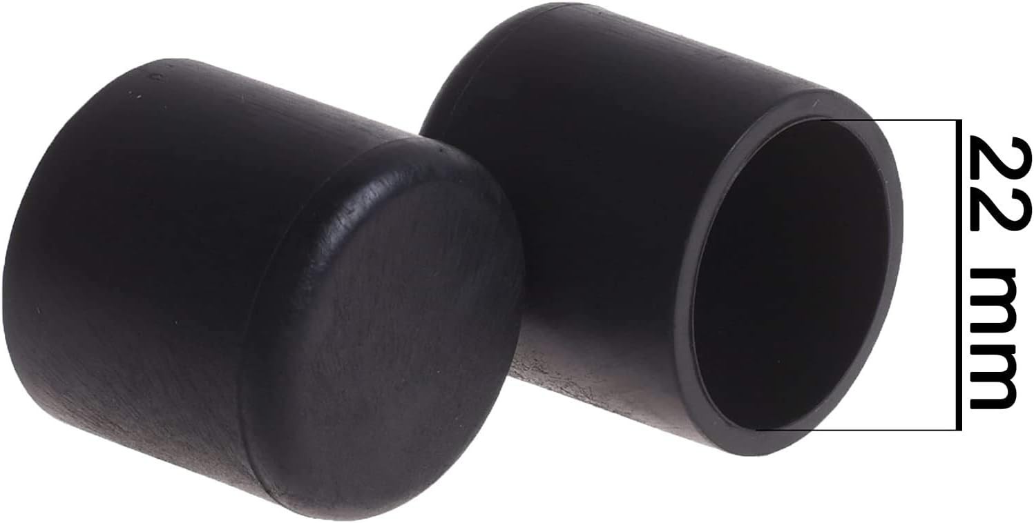 16Pcs Black Color round Table Chair Rubber Leg Tips Caps, 7/8 Inch gallery