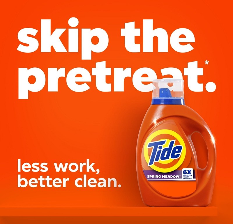 Tide Liquid Laundry Detergent Spring Meadow 80oz 64 Loads 6X Cleaning Power gallery