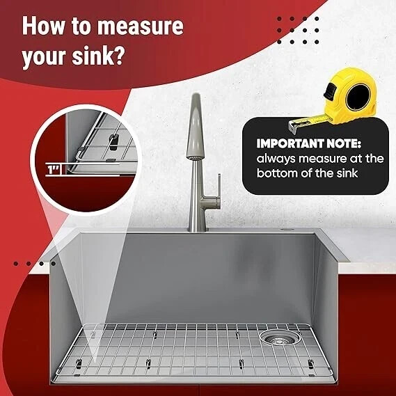 Granatan Sink Protector Grid Bottom of Kitchen Sink - 28" x 14" x 1" BRAND NEW gallery
