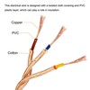 Twisted Cloth Covered Wire 3Core 18AWG 5m/16.4ft,Electrical Cable,Rose Gold Tone gallery