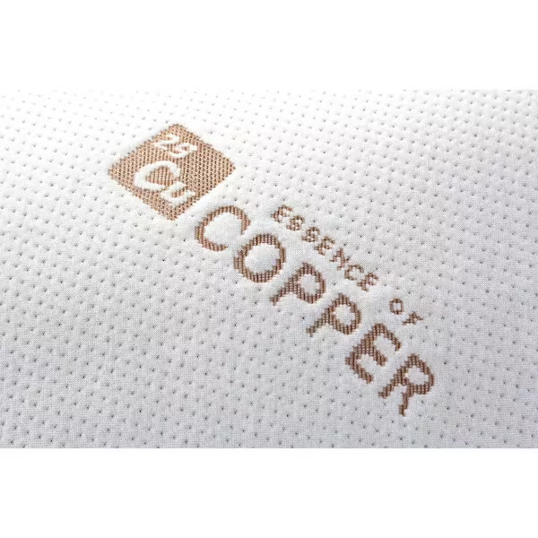 Bed Pillow Hypoallergenic Down Alternative Antimicrobial Copper Infused Set of 2 gallery