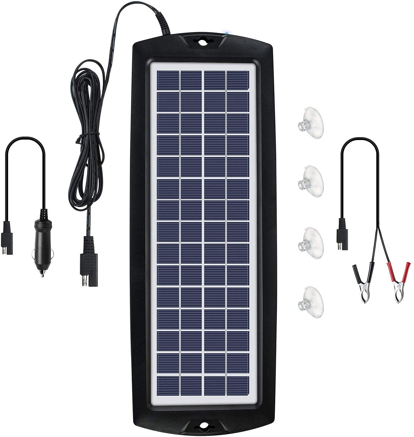 200W Solar Panel 12V Trickle Charger Battery Charger Kit Maintainer Boat RV Car gallery