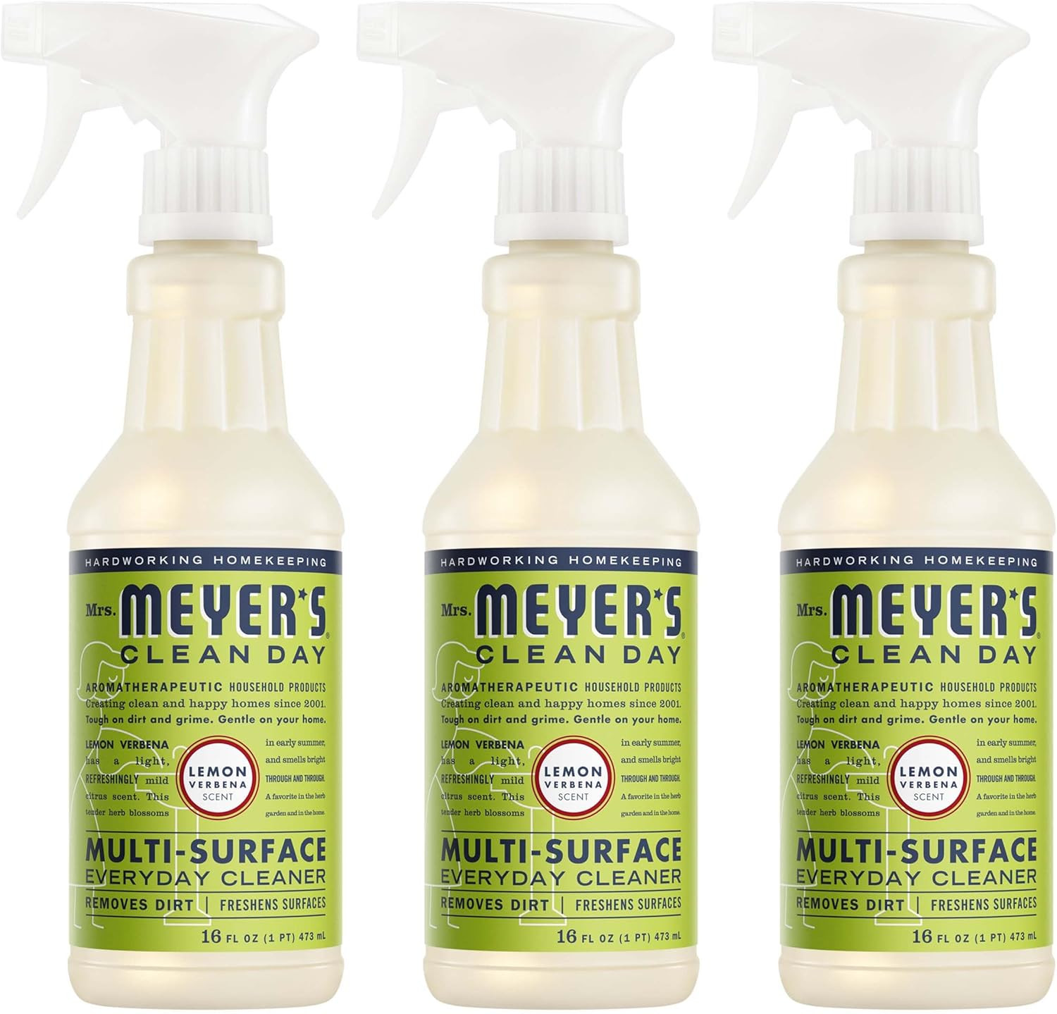 MRS. MEYER'S CLEAN DAY All-Purpose Cleaner Spray, Cruelty Free Formula, Lemon Ve gallery