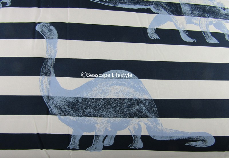 2-pc ☆ AWESOME DINOSAURS ☆ Twin Comforter REVERSIBLE Boy Zone Blue Striped gallery