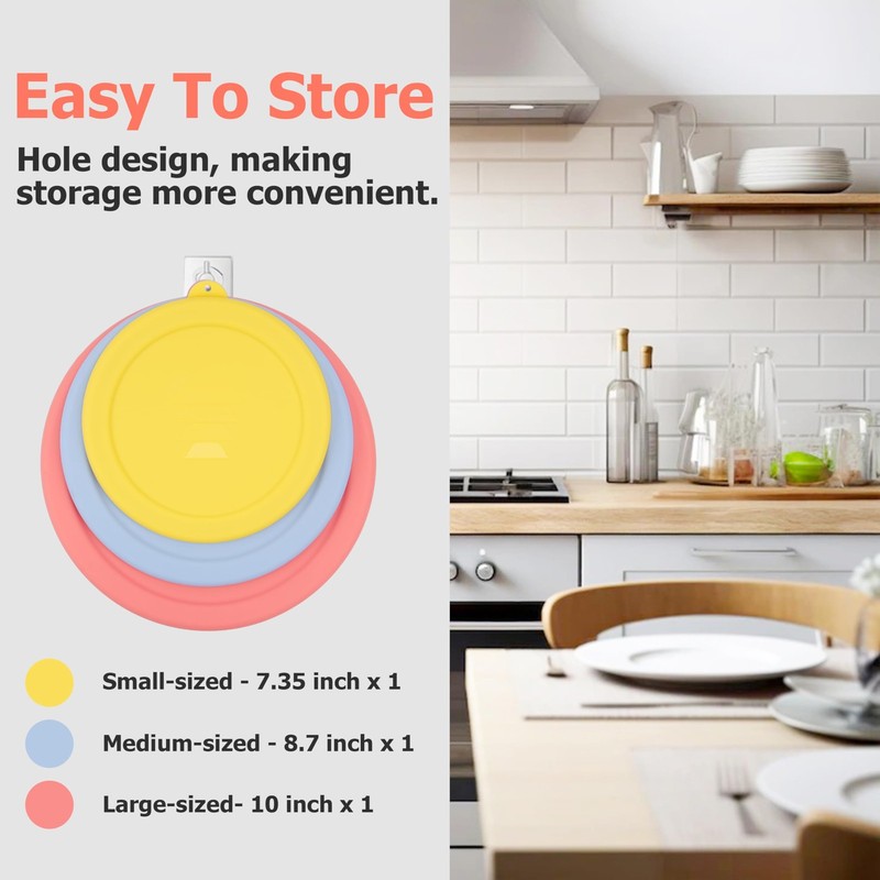 Silicone Replacement Lids Only Fit for Pyrex 322 1 Quart | 323 1.5 Quart | 32... gallery