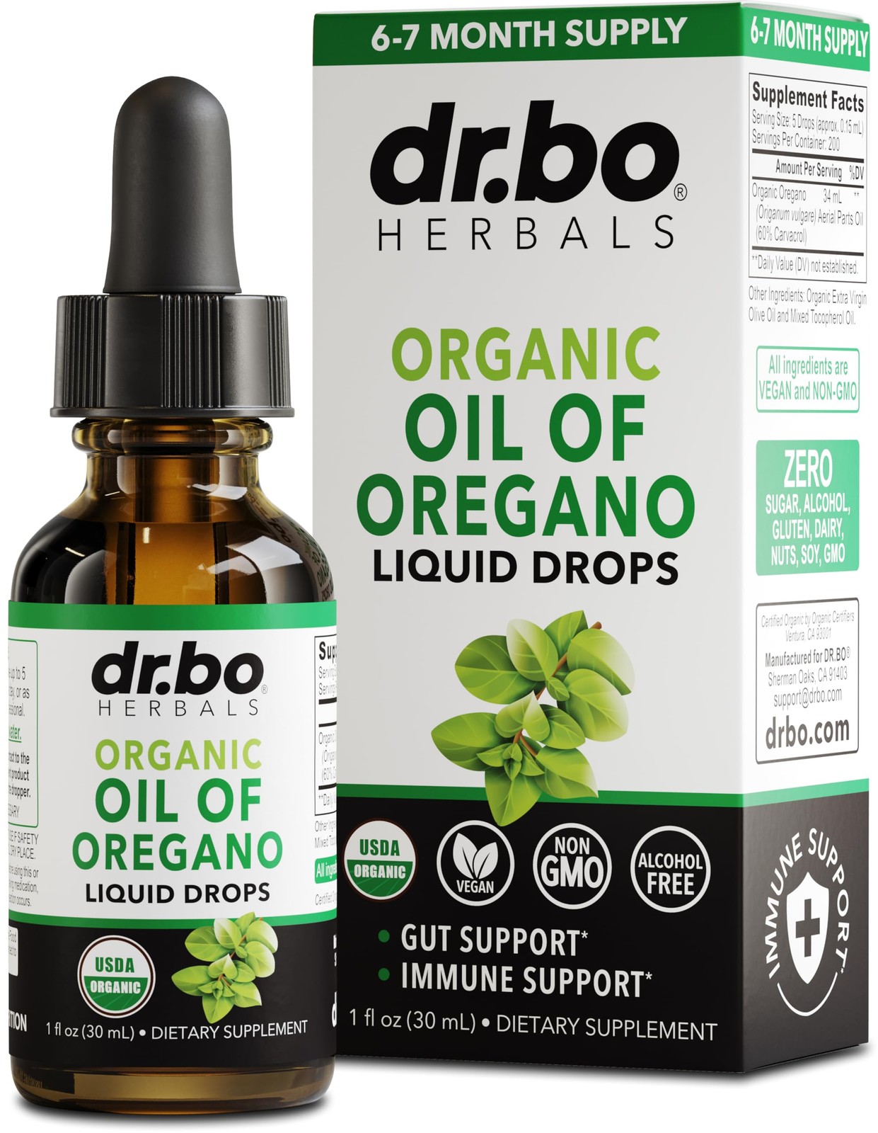 Oregano Oil Organic Liquid Drops - 6 Month Supply 1 Fl Oz (Pack of 1) gallery