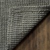 Natural Fiber Collection Accent Rug - 2' x 3', Green & Grey, Handmade Farmhou... gallery