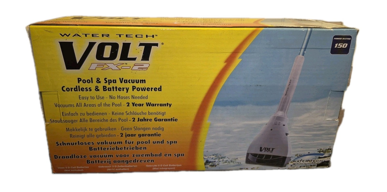 Water Tech Volt FX-2 Cordless/Battery Powered Pool & Spa Vacuum New In Box gallery