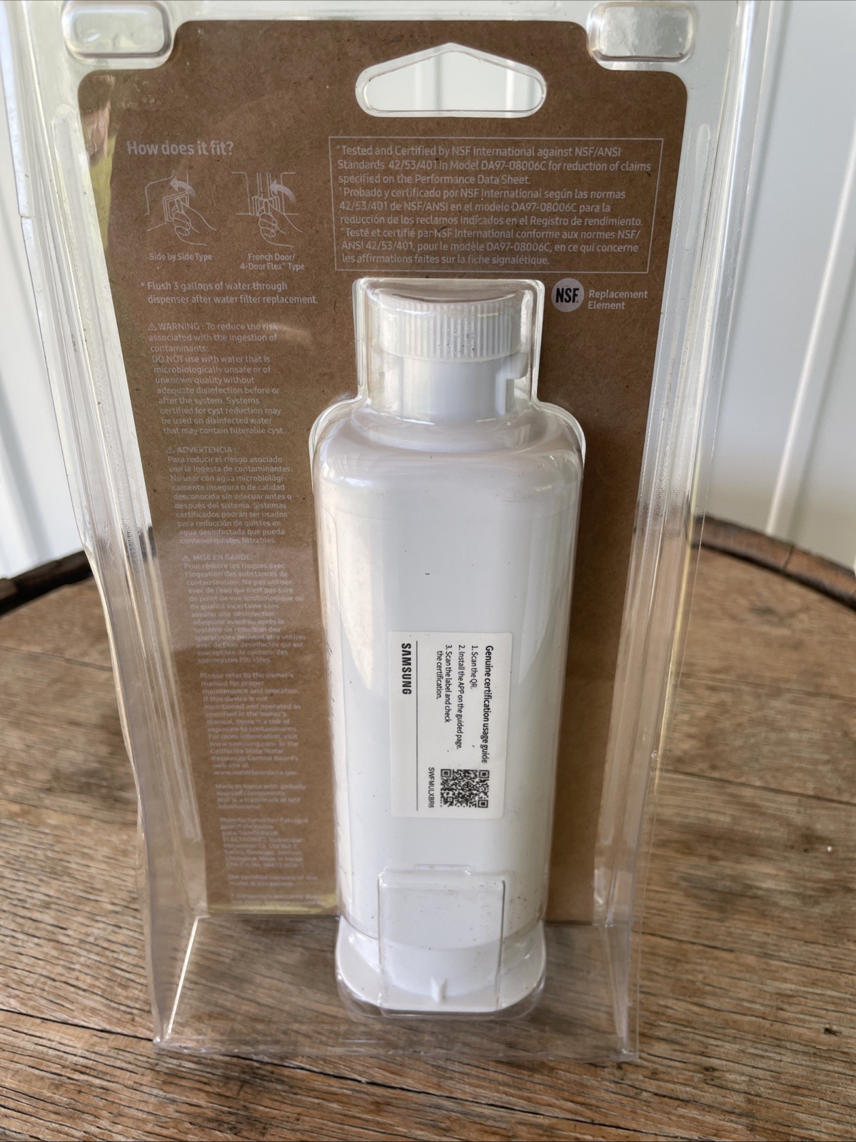 Genuine Samsung Water Filter Model HAF-QIN/EXP Replacement Cart: DA97-17376B OEM gallery