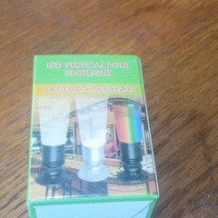 LED Vertical Pole Spotlight 1.5W 12V 200-399lm 23°-32° RGB Aluminum CE