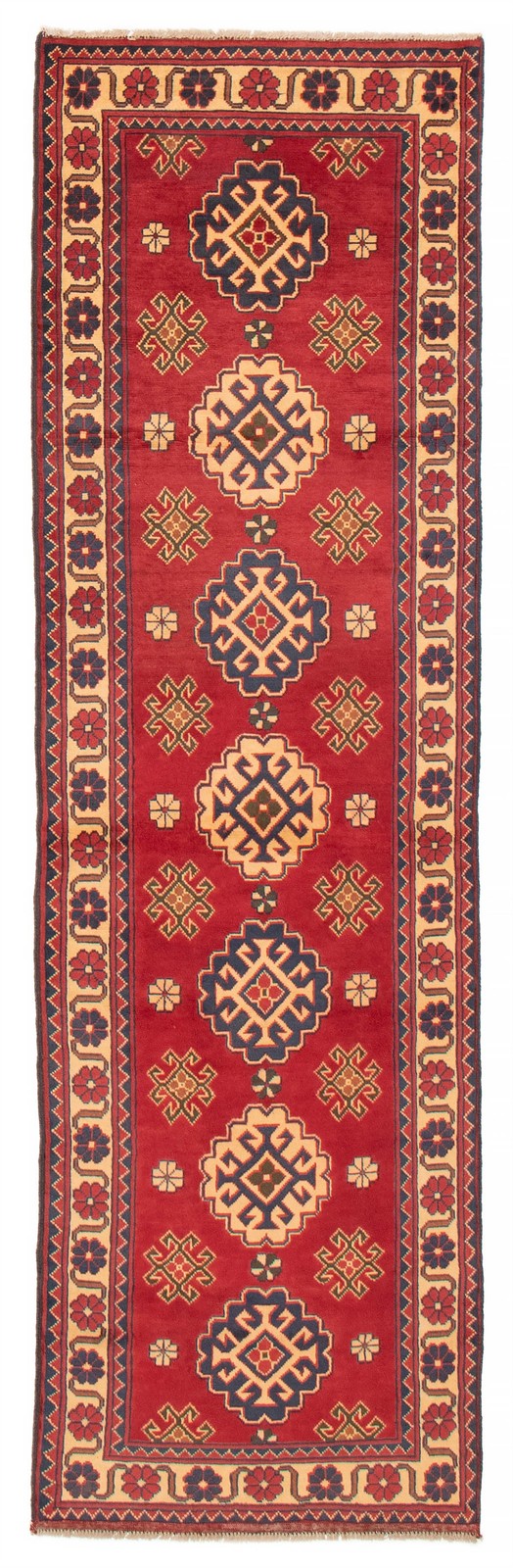 Vintage Hand-knotted Runner Rug 2'10" x 9'5" Traditional Oriental Wool Carpet gallery