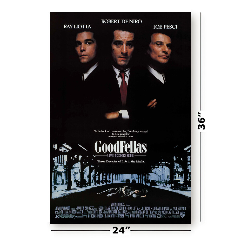 Goodfellas - Movie Poster (Regular Style) (Size: 24" X 36") gallery
