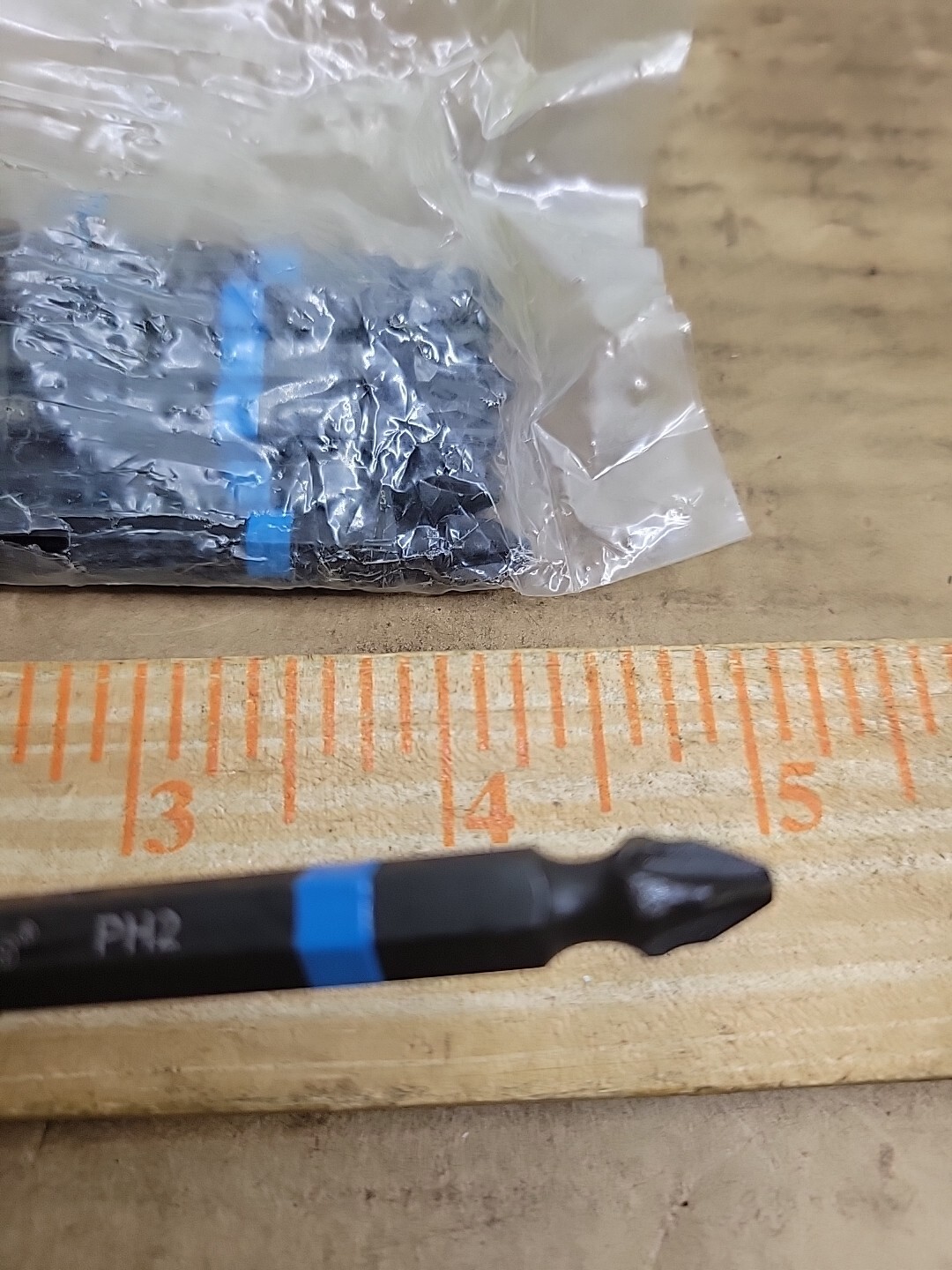 10 Rack A Tiers 4" Double ended Impact Bits #2 Blue Phillips #1 Green Square gallery