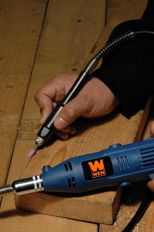 WEN Variable Speed Rotary Tool Kit Dremel Rotary Grinder Cutter with Flex Shaft gallery