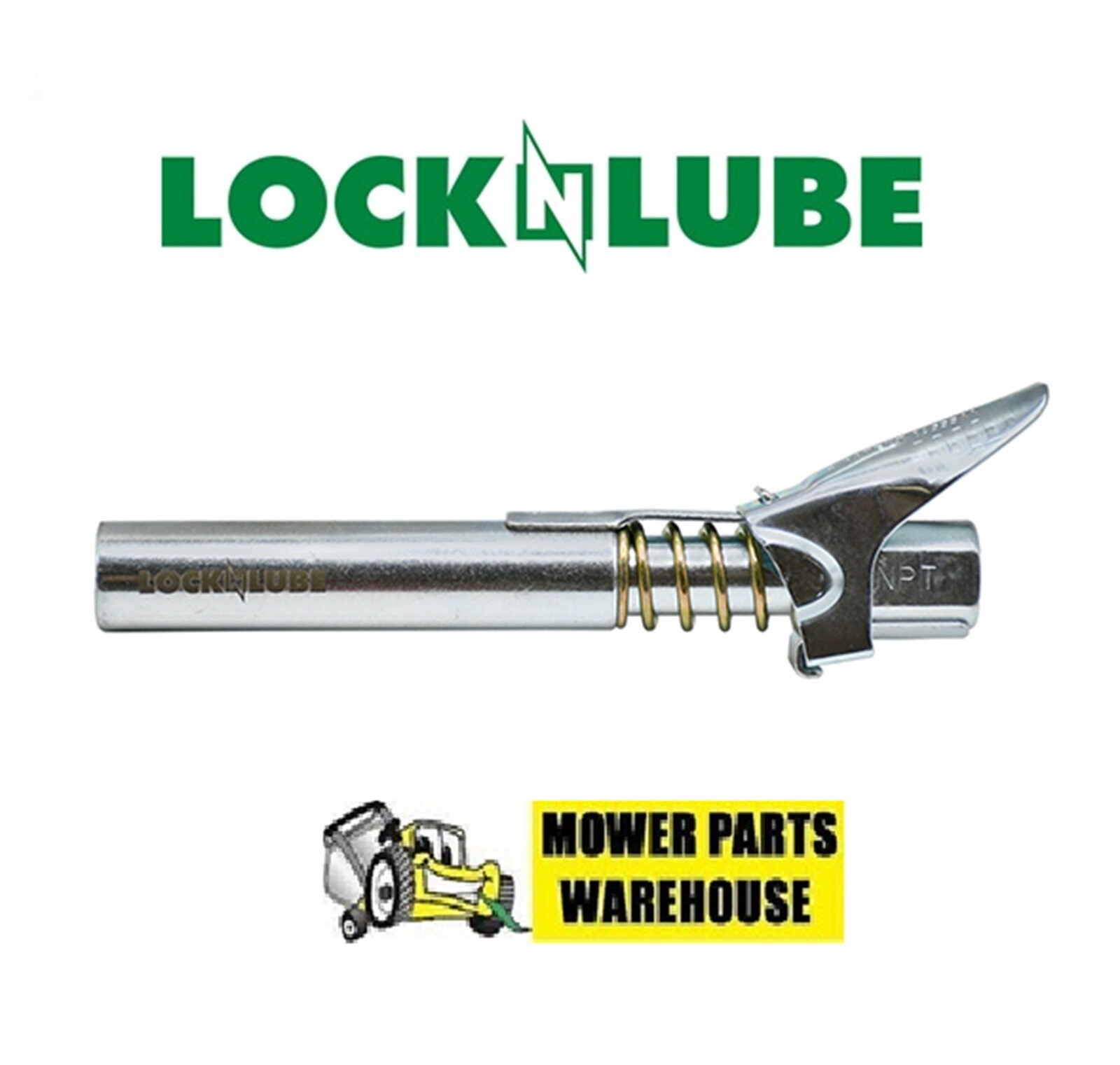 LOCKNLUBE GREASE GUN COUPLER XL WON'T LEAK RATED TO 10,000 PSI LOCK-N-LUBE gallery