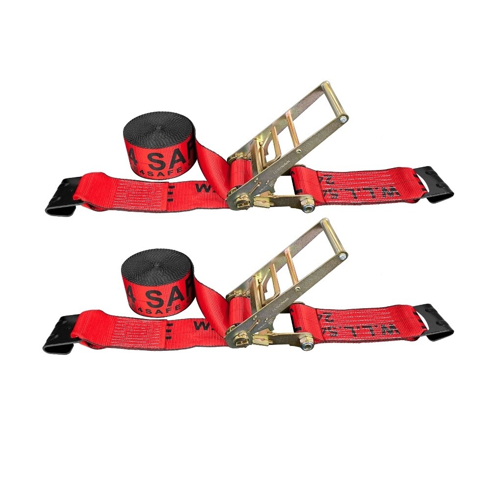 2" x 30' Ratchet Strap w/Flat Hook