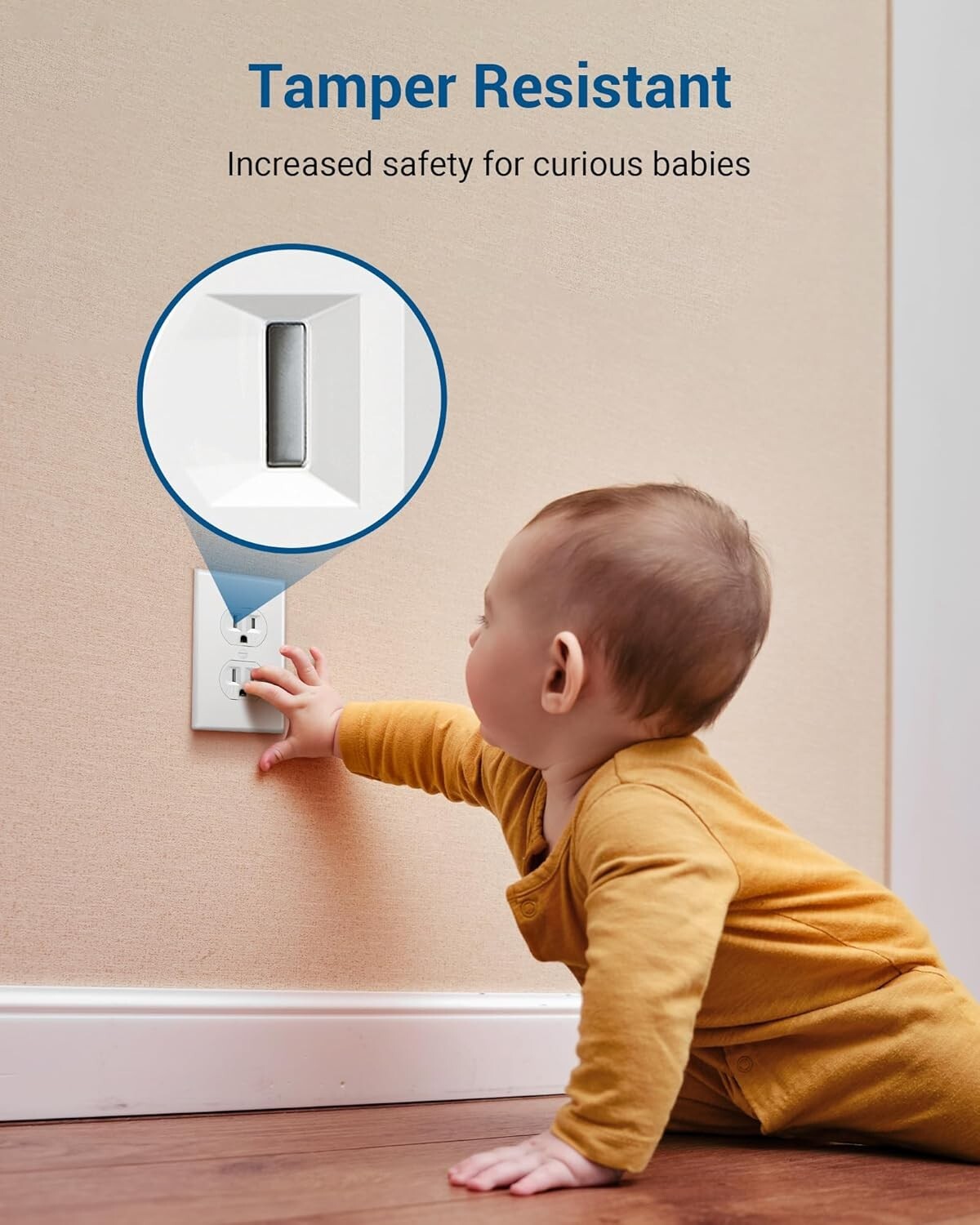 TakeTek 20-Pack Duplex Receptacle Outlet,Standard Wall Outlet, 15Amp/125V,UL gallery
