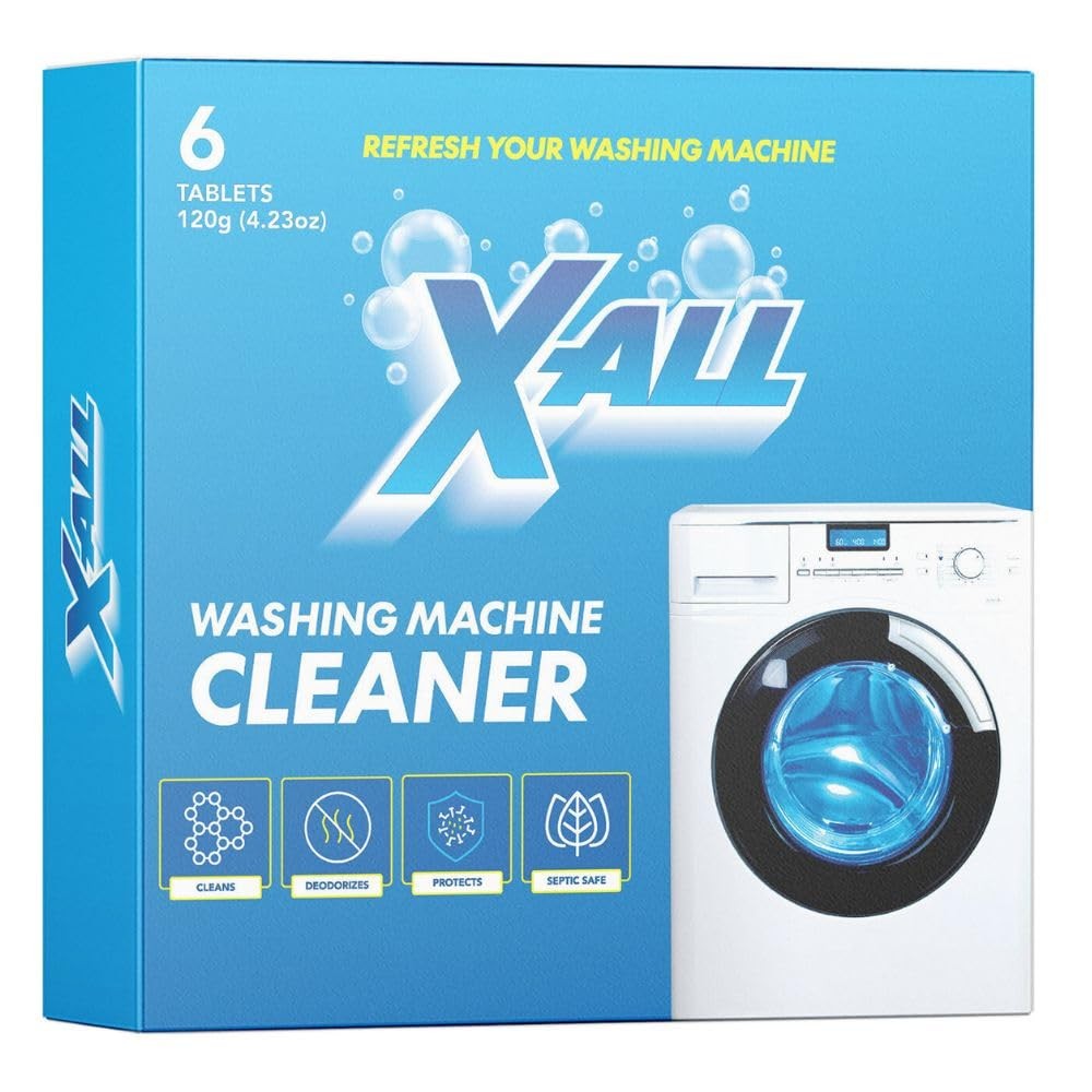 X-ALL Washing Machine Cleaner – Deep Cleaning Tablets, Cleans and refreshes t... gallery
