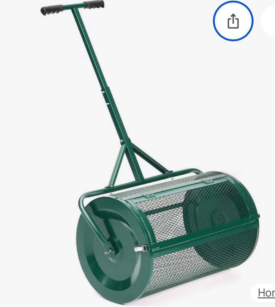 VIWAT 24 in. Compost Peat Moss Spreader gallery