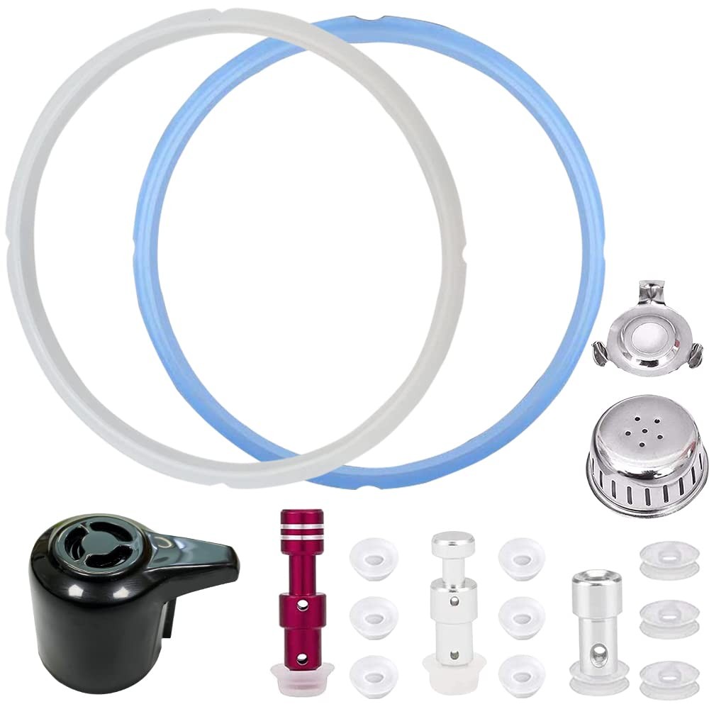 Sealing Ring and Steam Release Handle,Float Valve Replacement Parts with Blue gallery