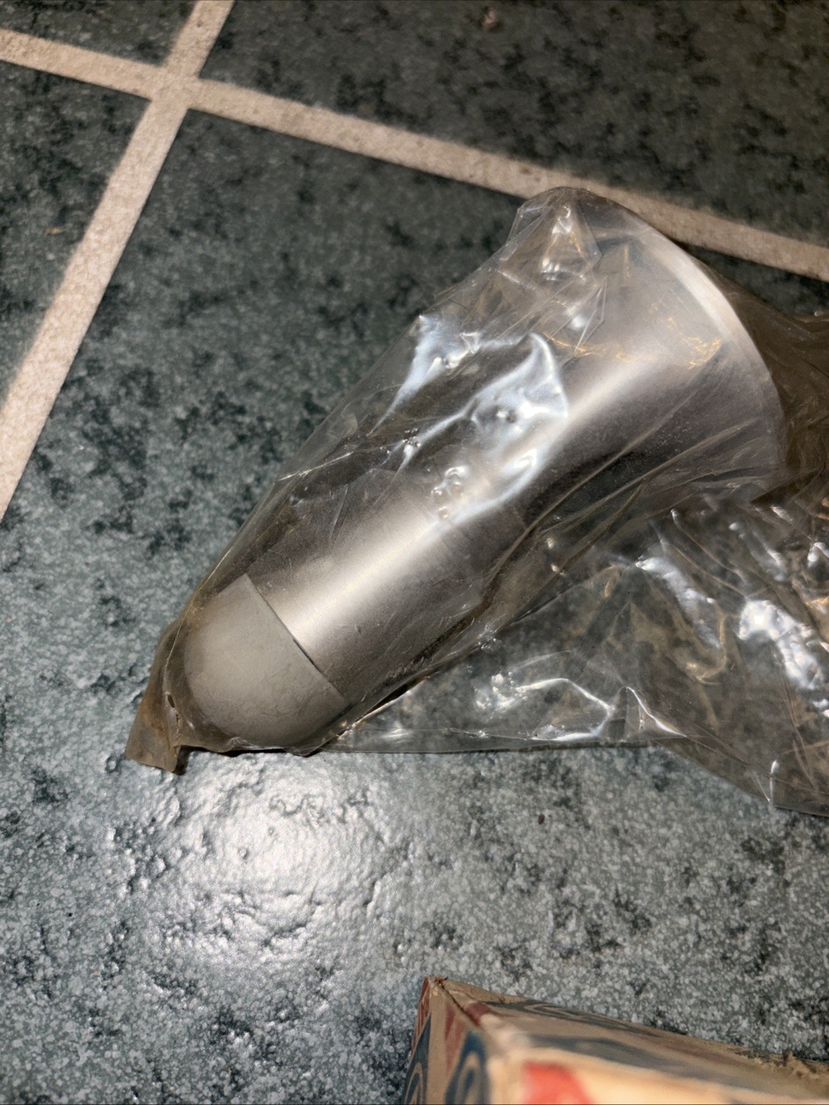NOS VINTAGE Baldwin Forged Door Stop US28 In Its Original Packaging Made In USA gallery