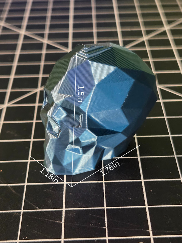 3D Printed Mini Low Poly Skull gallery